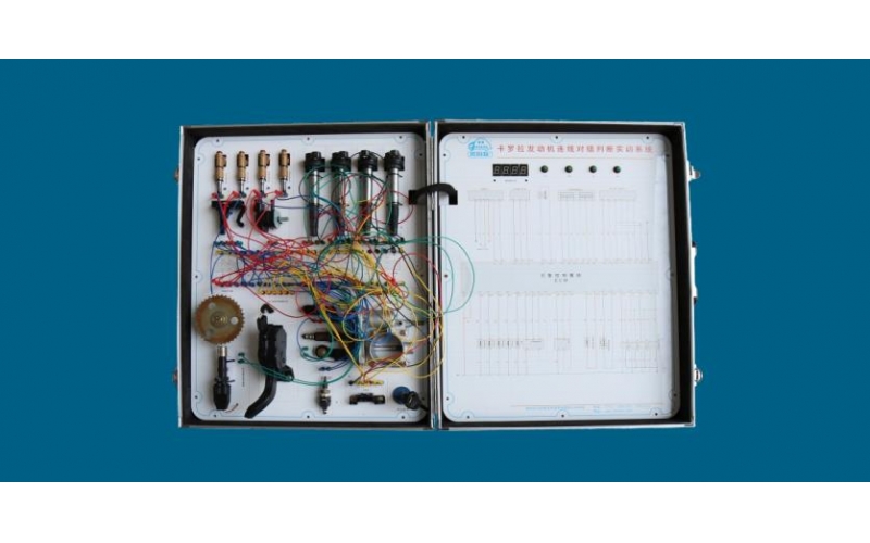 汽車發(fā)動(dòng)機(jī)控制單元插接連線判斷對(duì)錯(cuò)、打分、錯(cuò)誤告知、計(jì)時(shí)系統(tǒng)實(shí)訓(xùn)箱