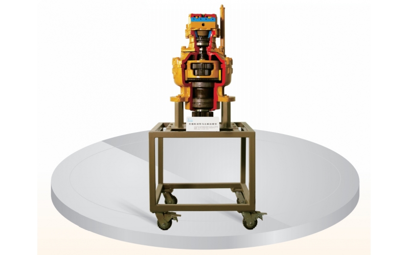 挖掘機回轉(zhuǎn)馬達(dá)解剖原理臺架