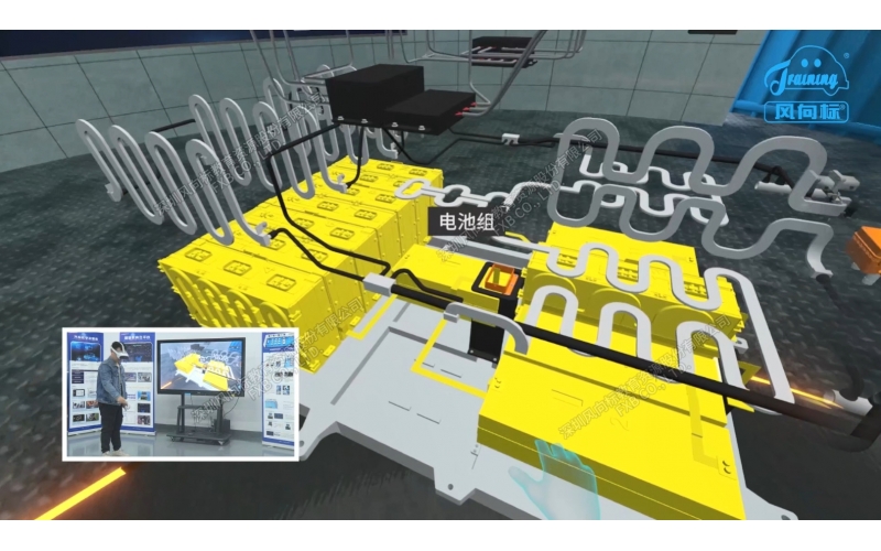 智能虛擬純電動汽車動力蓄電池實訓(xùn)系統(tǒng)